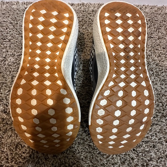 Vans Ultra Range Checkered Sneakers Suede 721356 Black White Women’s Sz 7.5 - Picture 8 of 9